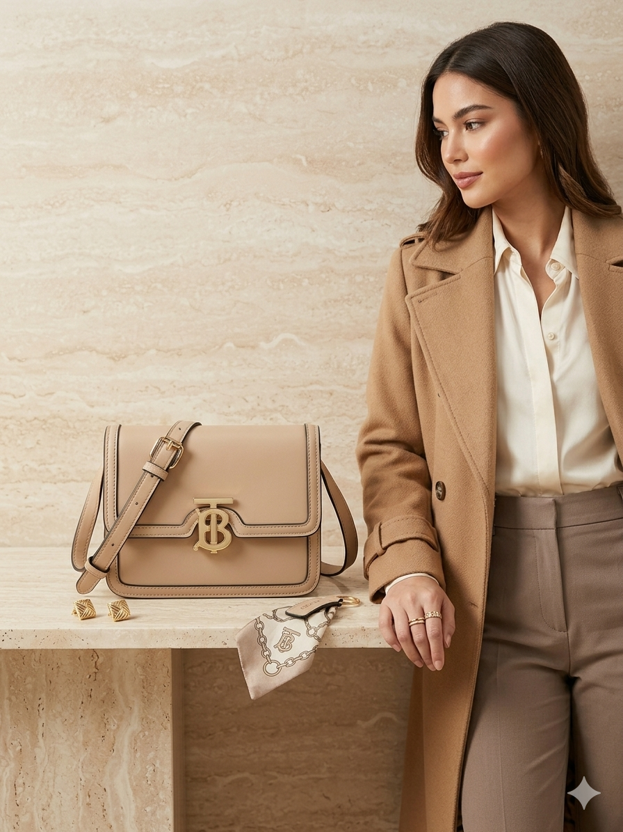 Beige Classic Crossbody — Styled