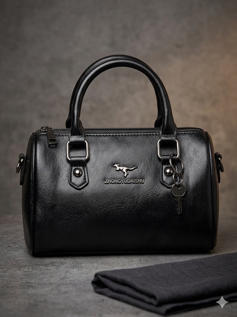 Black Boston Bag