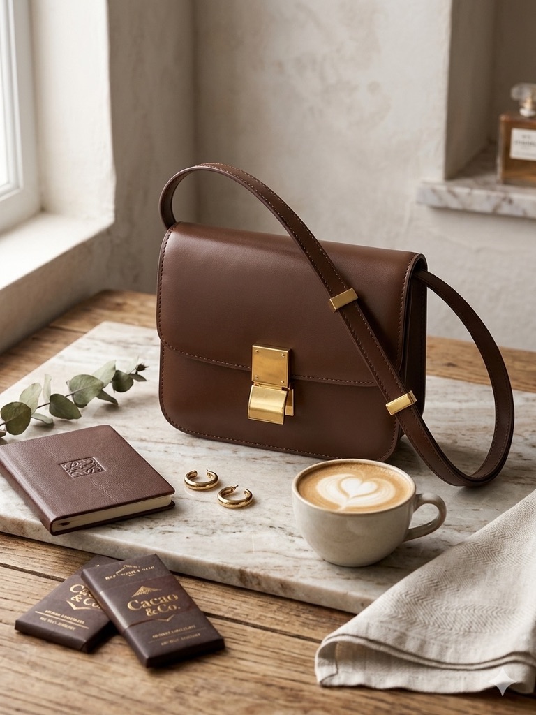 Brown Leather Crossbody