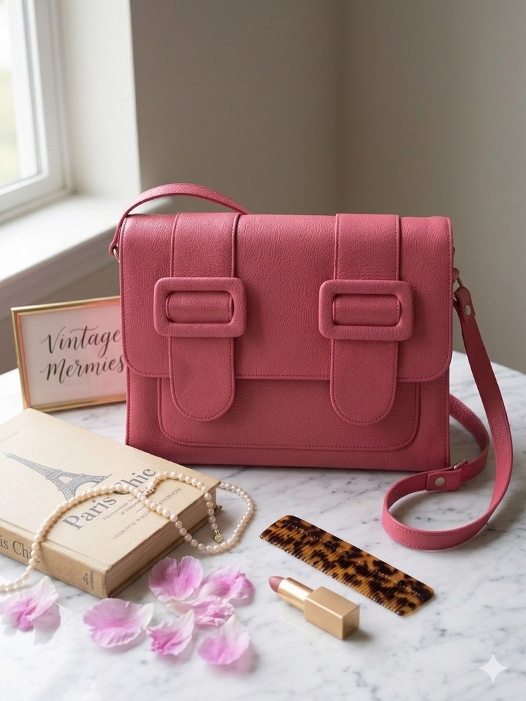 Pink Satchel Bag
