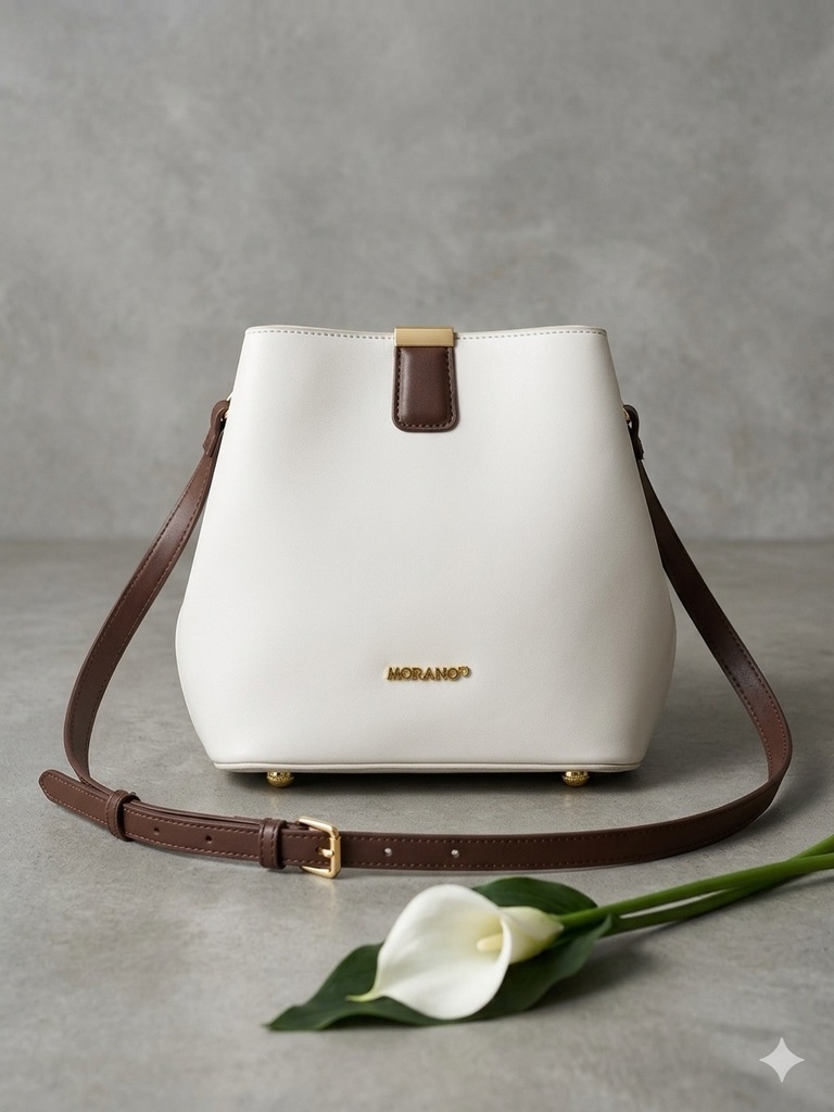 White Bucket Bag